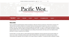 Desktop Screenshot of pacificwestusa.com